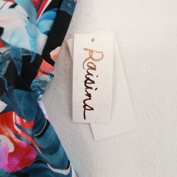 Raisins St Croix Tankini Top Floral High Neck Back Multicolor Small NWT - Picture 6 of 15